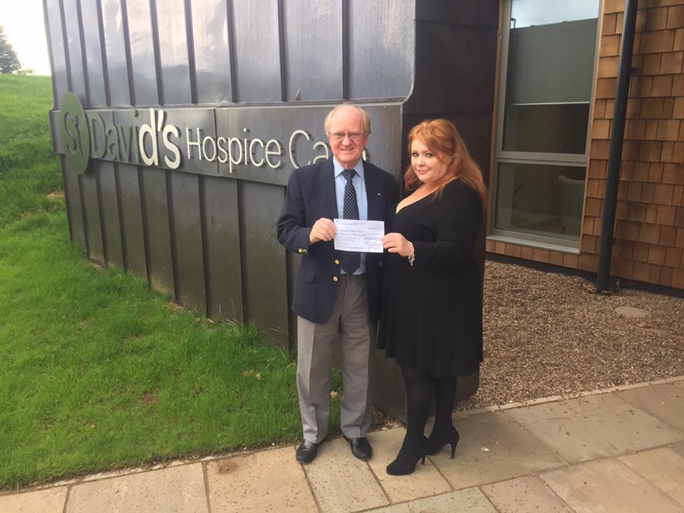 Photo Monmouthshire Freemasons make £10000 donation to St David's hospice