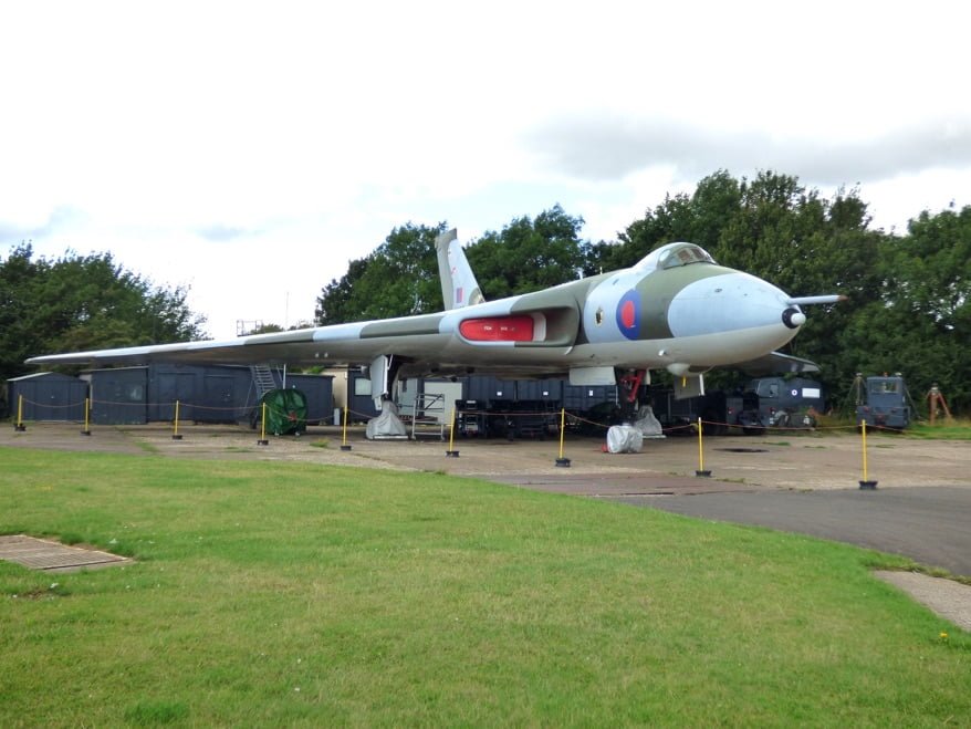 Daventry Entry in Classic 300 Car Rally Vulcan Bomber at Wellesbourne Airfield