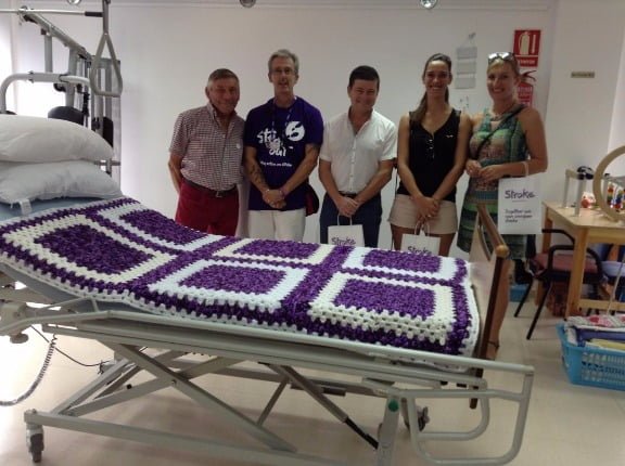 Freemasons donate folding bed and lifting frame to the Stroke Association Freemasons donate folding bed and lifting frame to the Stroke Association