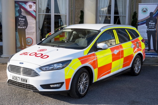Freemasons donate funds for vital blood car to transport supplies to hospitals Freemasons donate funds for vital blood car to transport supplies to hospitals