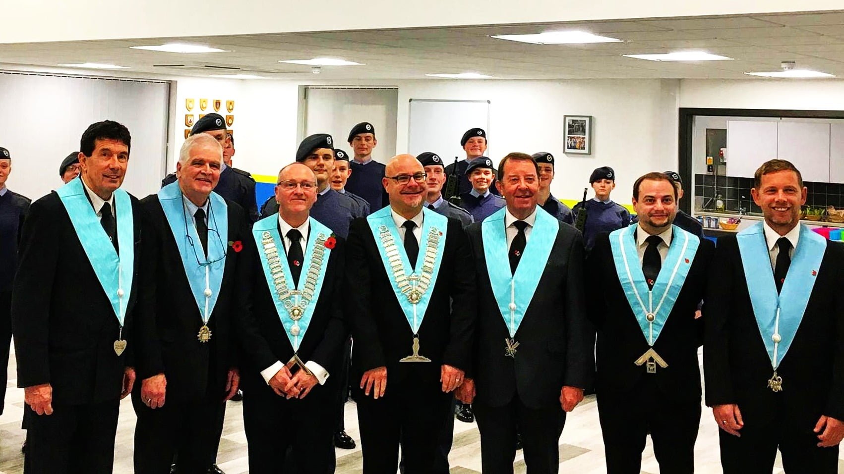 Derbyshire Freemasons donate £2,500 126 Squadron (City of Derby) RAF Air Cadets
