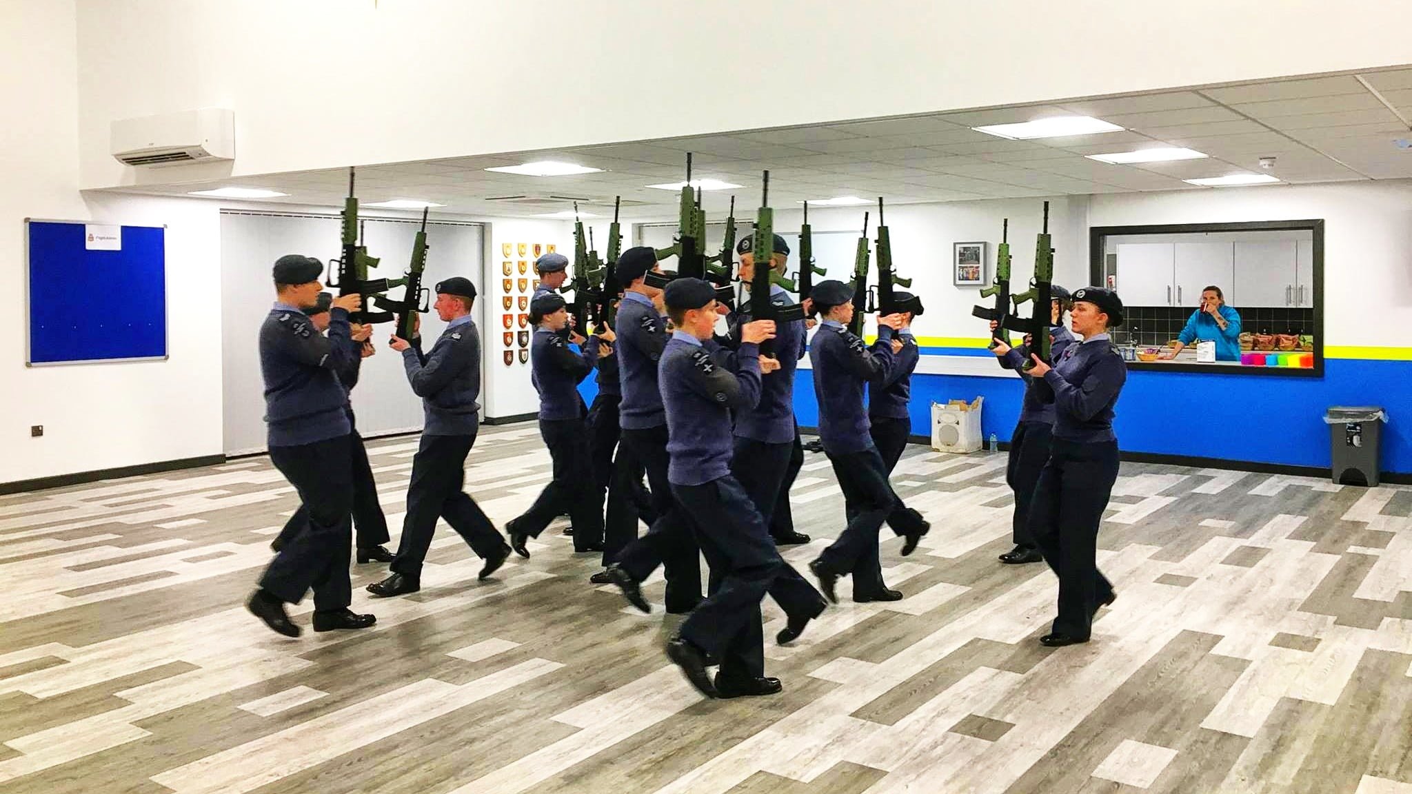 Picture of 26 Squadron (City of Derby) RAF Air Cadets Drill Practice