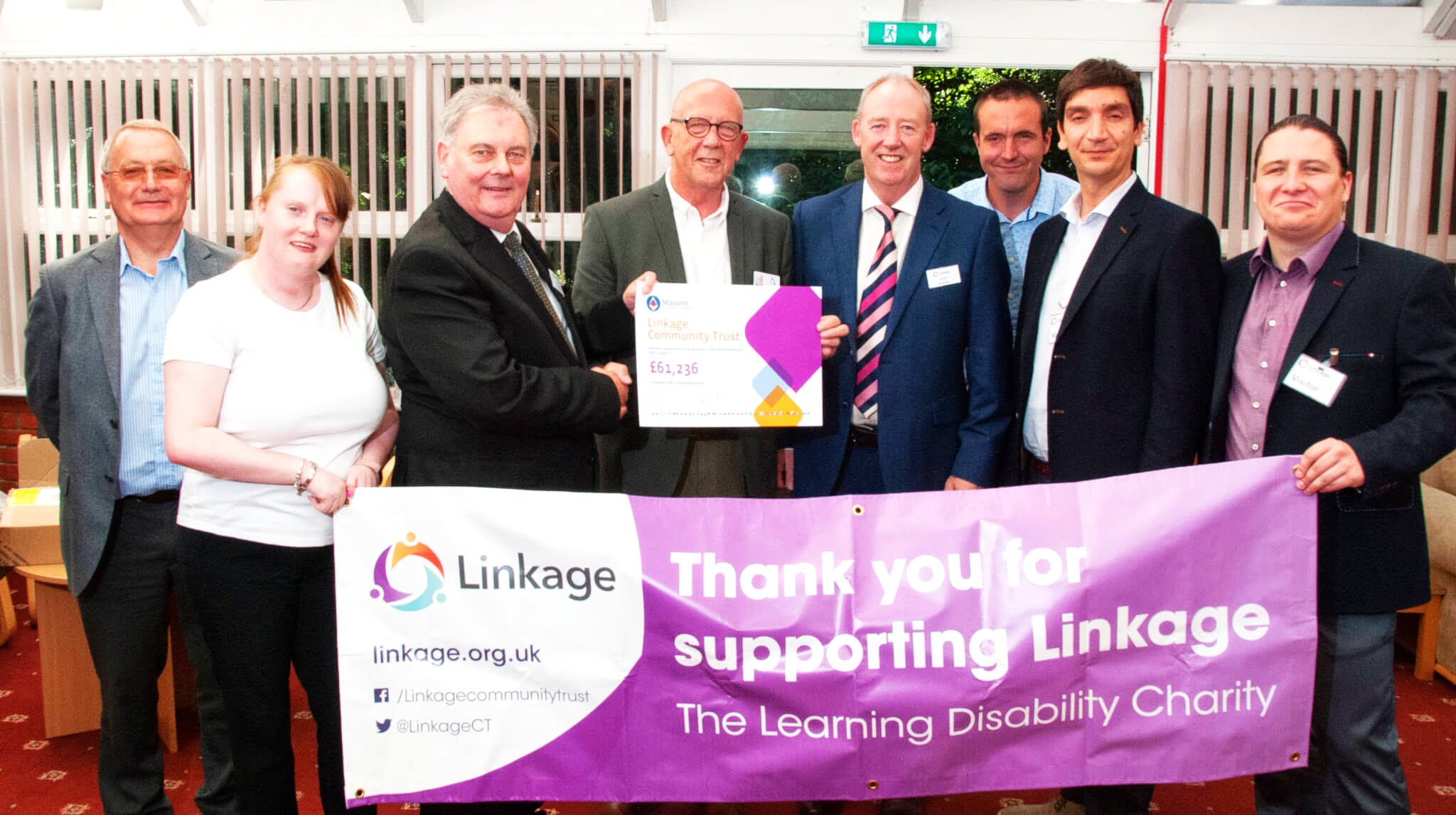 Freemasons donate £61,000 to help people with learning disabilities to get into work