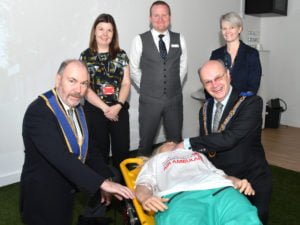 Berkshire Freemasons make generous donation to Thames Valley Air Ambulance Berkshire Freemasons make generous donation to Thames Valley Air Ambulance