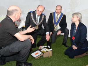 Berkshire Freemasons make generous donation to Thames Valley Air Ambulance Berkshire Freemasons make generous donation to Thames Valley Air Ambulance
