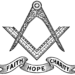 Logo of Faith, Hope and Charity - Synonymous with Freemasonry