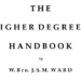 Higher Degrees