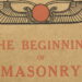 The beginning of freemasonry